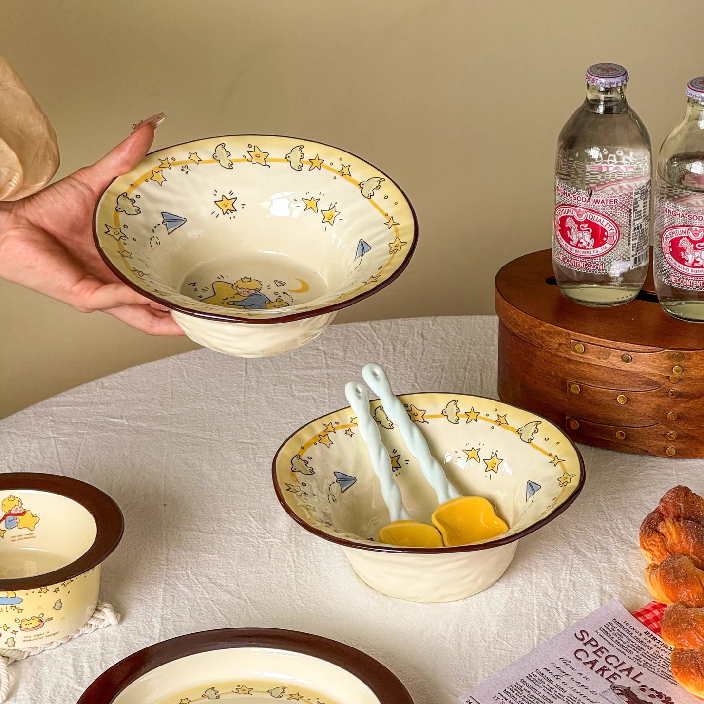 Star Prince Ceramic Large Bowl