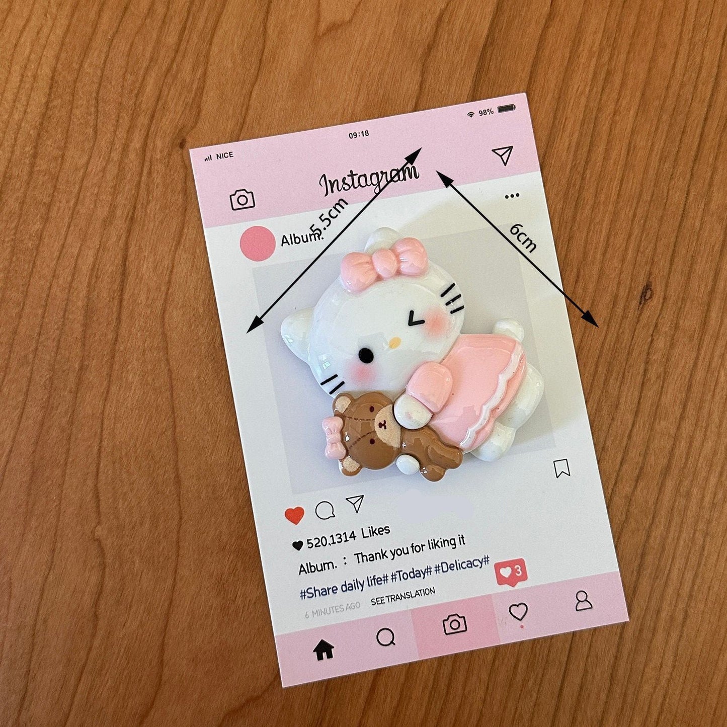 Hello Kitty 3D Fridge Magnet Series
