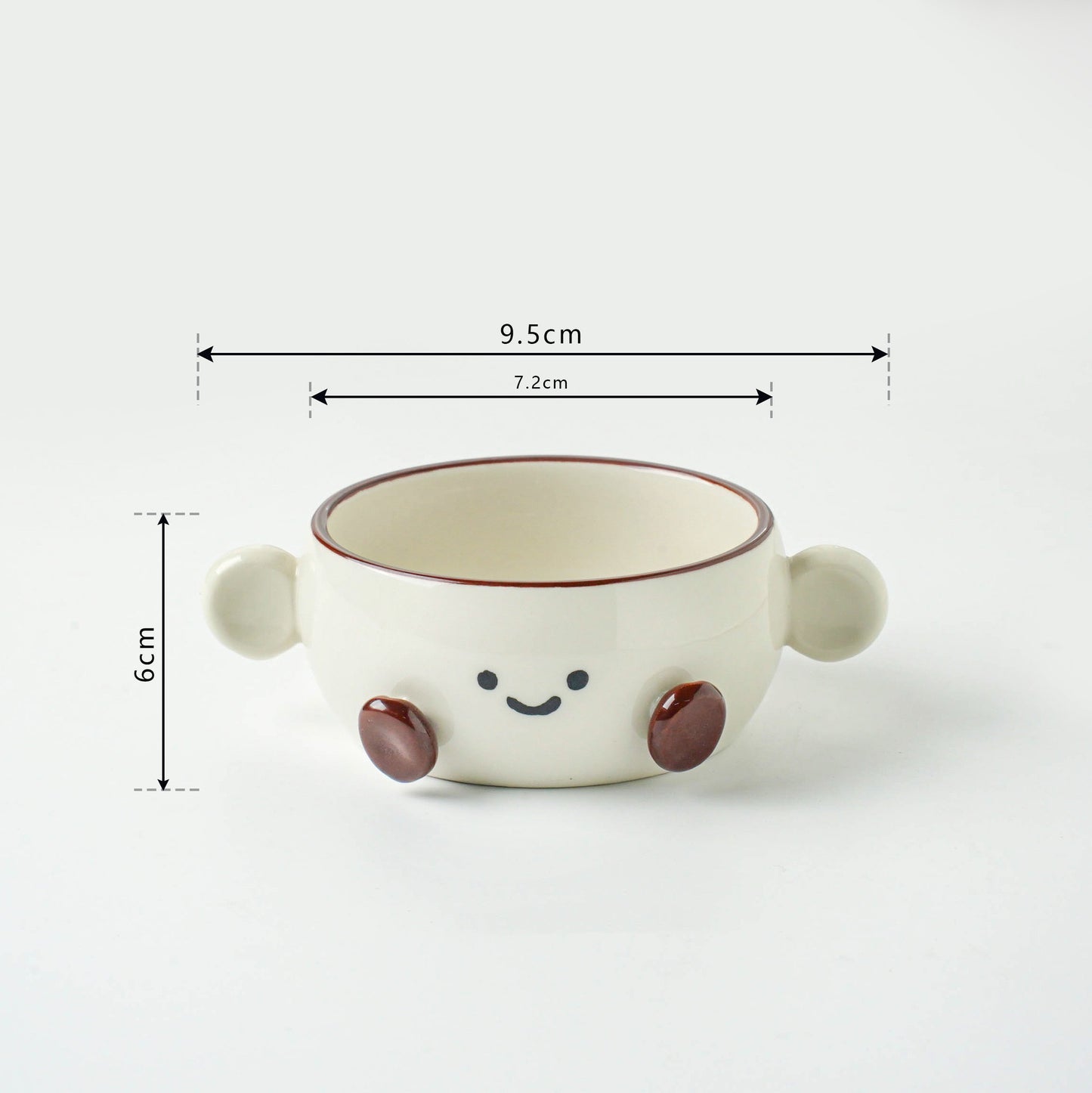 Smiley Bean Ceramic Mini Bowl