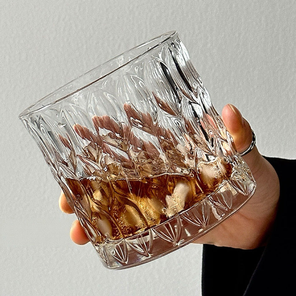 Vintage Cut Crystal Large Glass