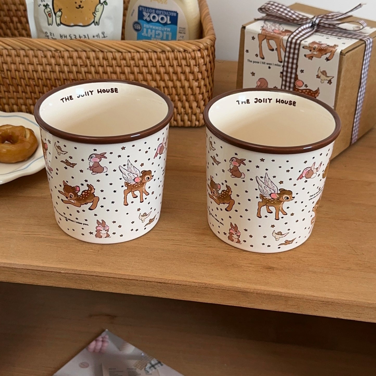 Deer Illustration Ceramic Mug