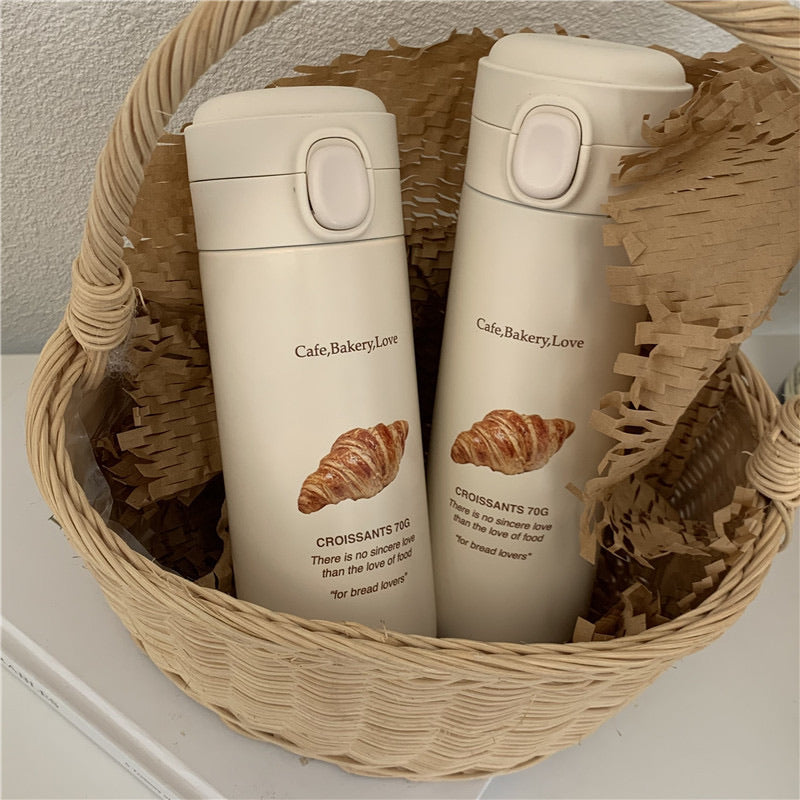 Croissants Insulated Steel Bottle