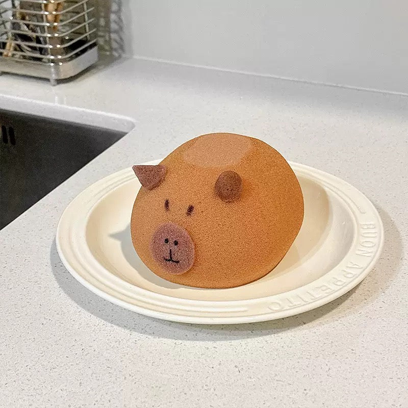 Capybara Dishwashing Sponge