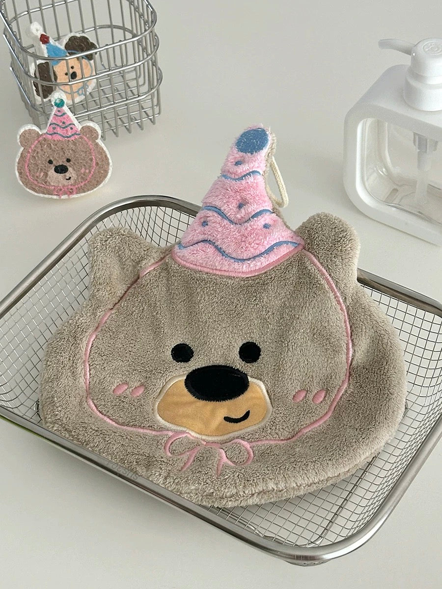 Cute Cartoon Animal Hand Towel