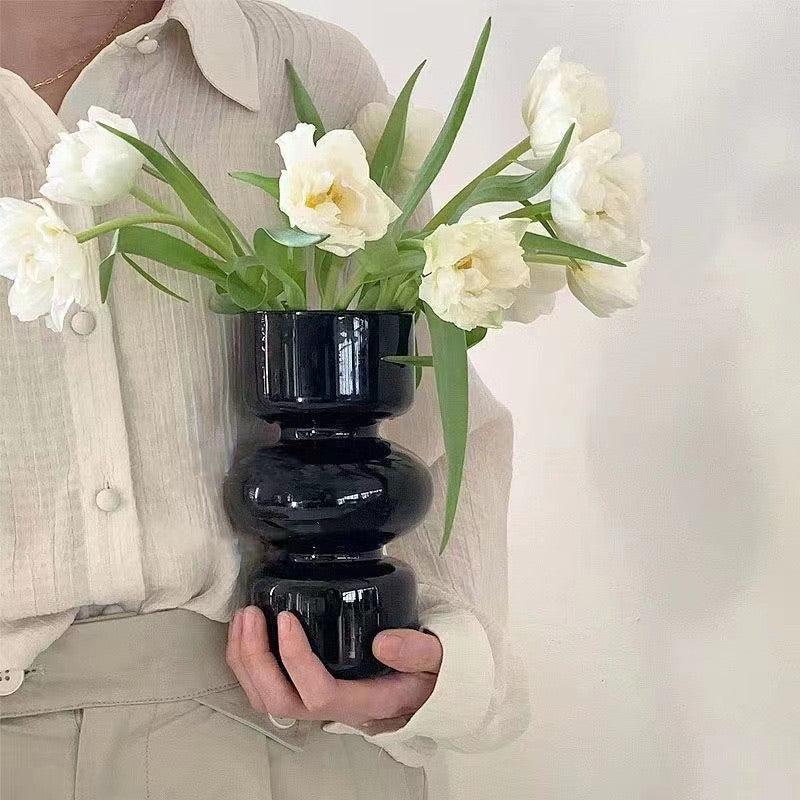 Vase en Verre Artistique Rétro Européen