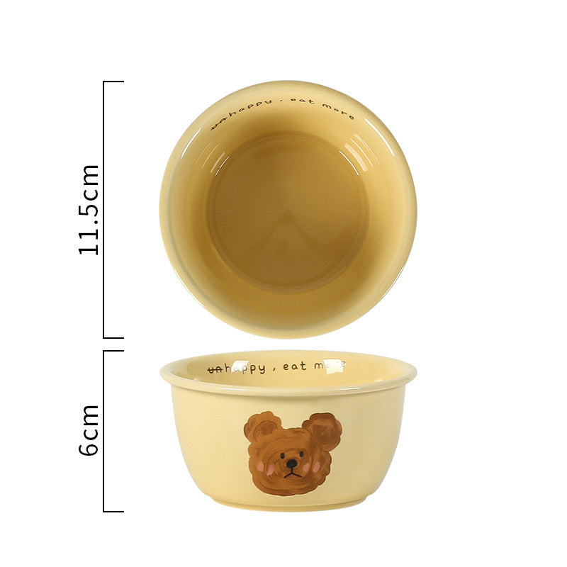 NoEmo Bear Ceramic Bowl