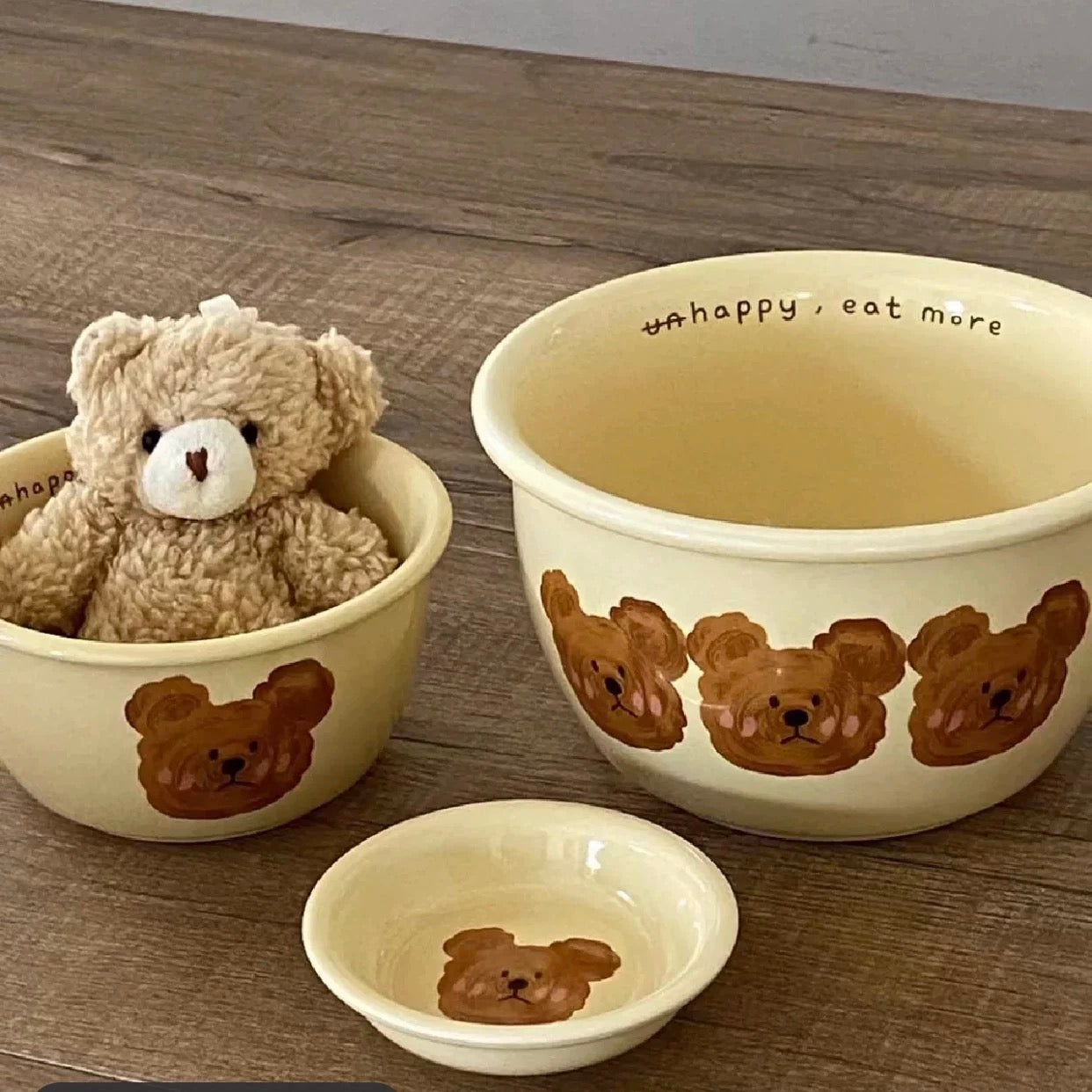 NoEmo Bear Ceramic 4-Piece Set