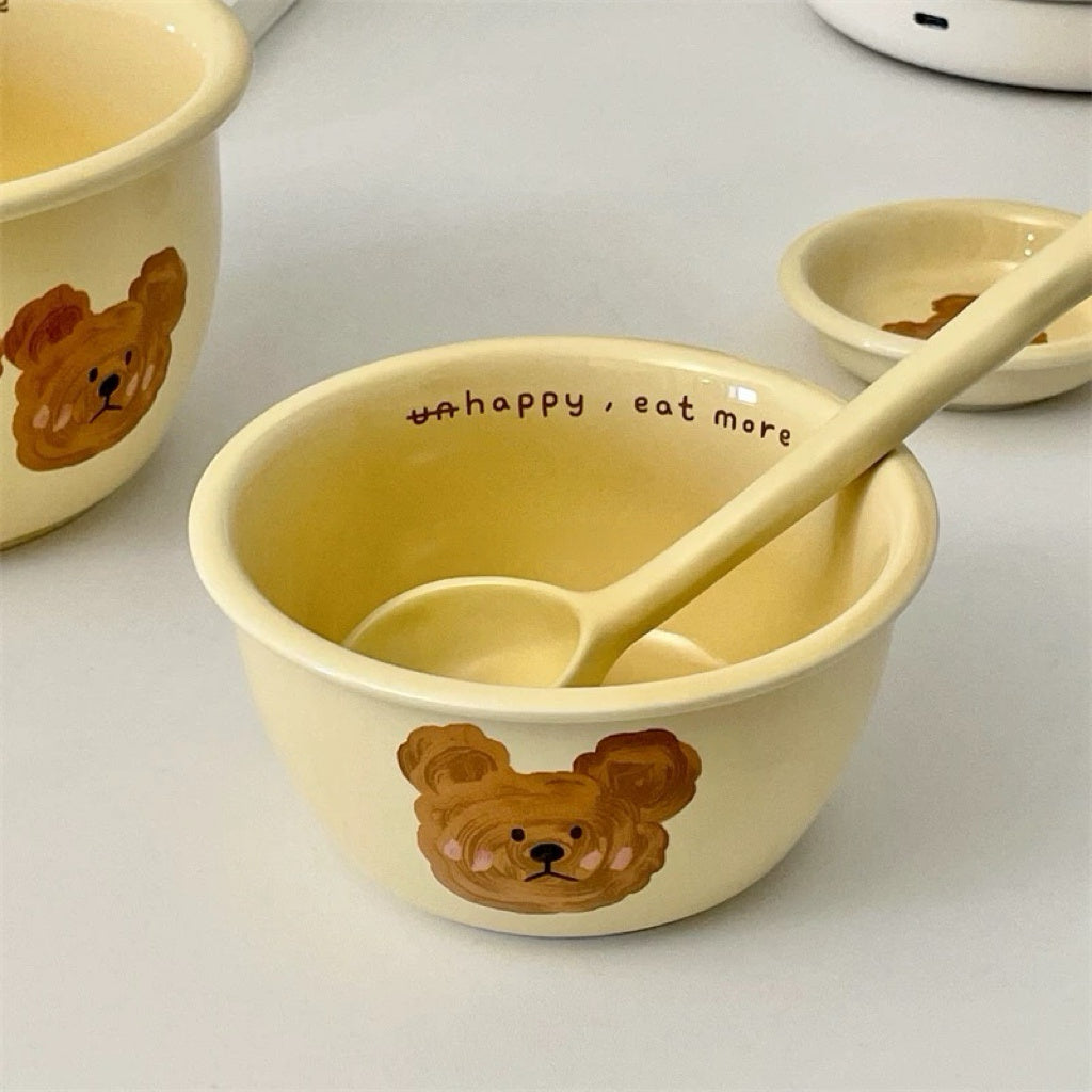 NoEmo Bear Ceramic 4-Piece Set