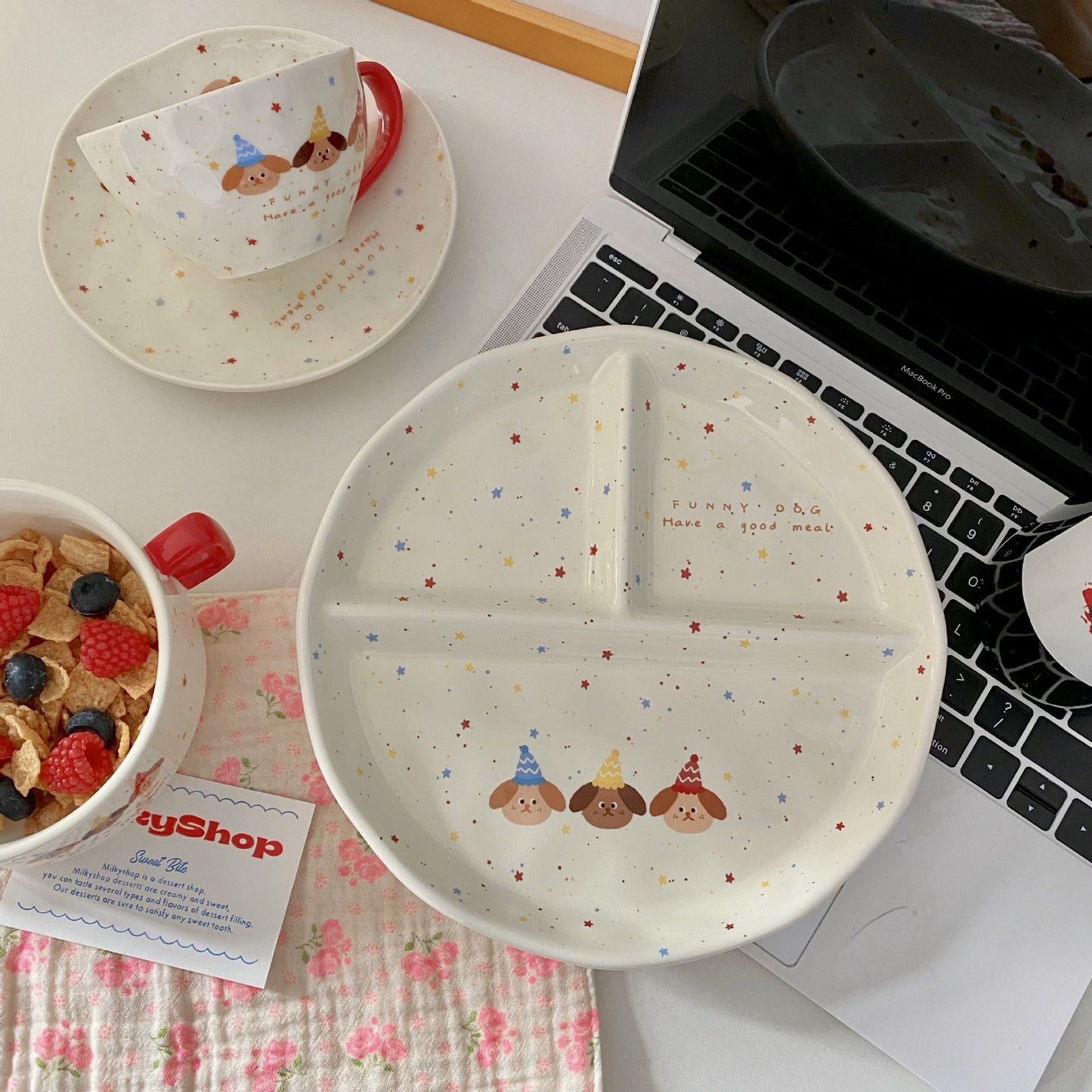 Cartoon Dog Starry Ceramic Collection