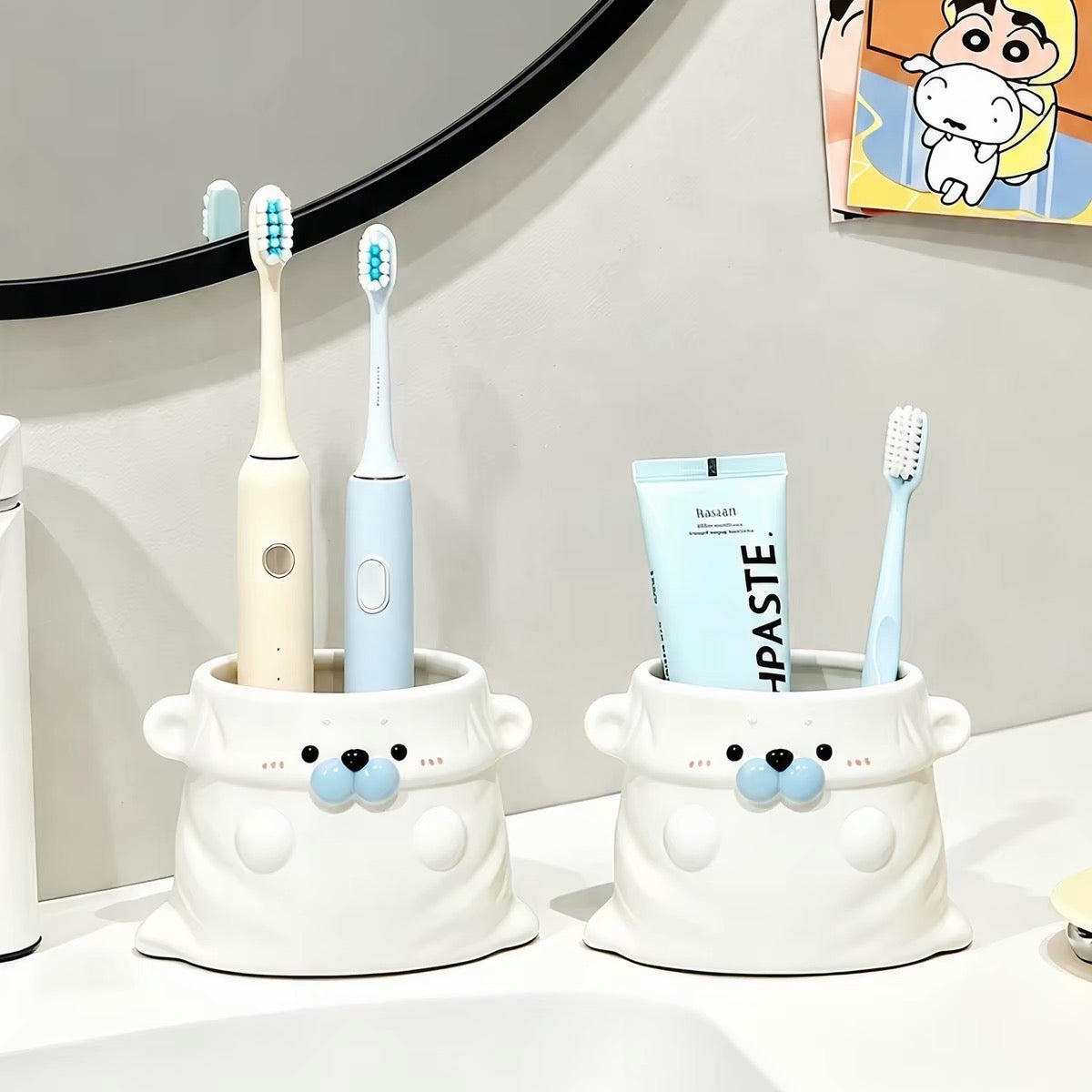 Cute White Seal Multi-Purpose Ceramic Cup