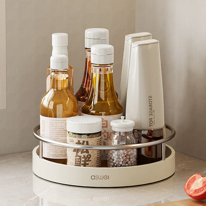 Creamy Versatile 360° Rotating Spice Rack