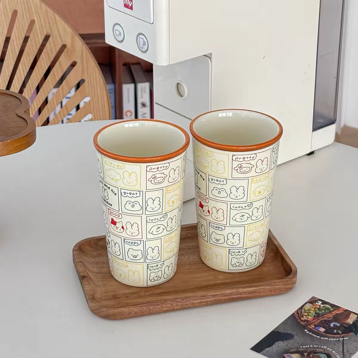 Bunny Doodle Ceramic Mug