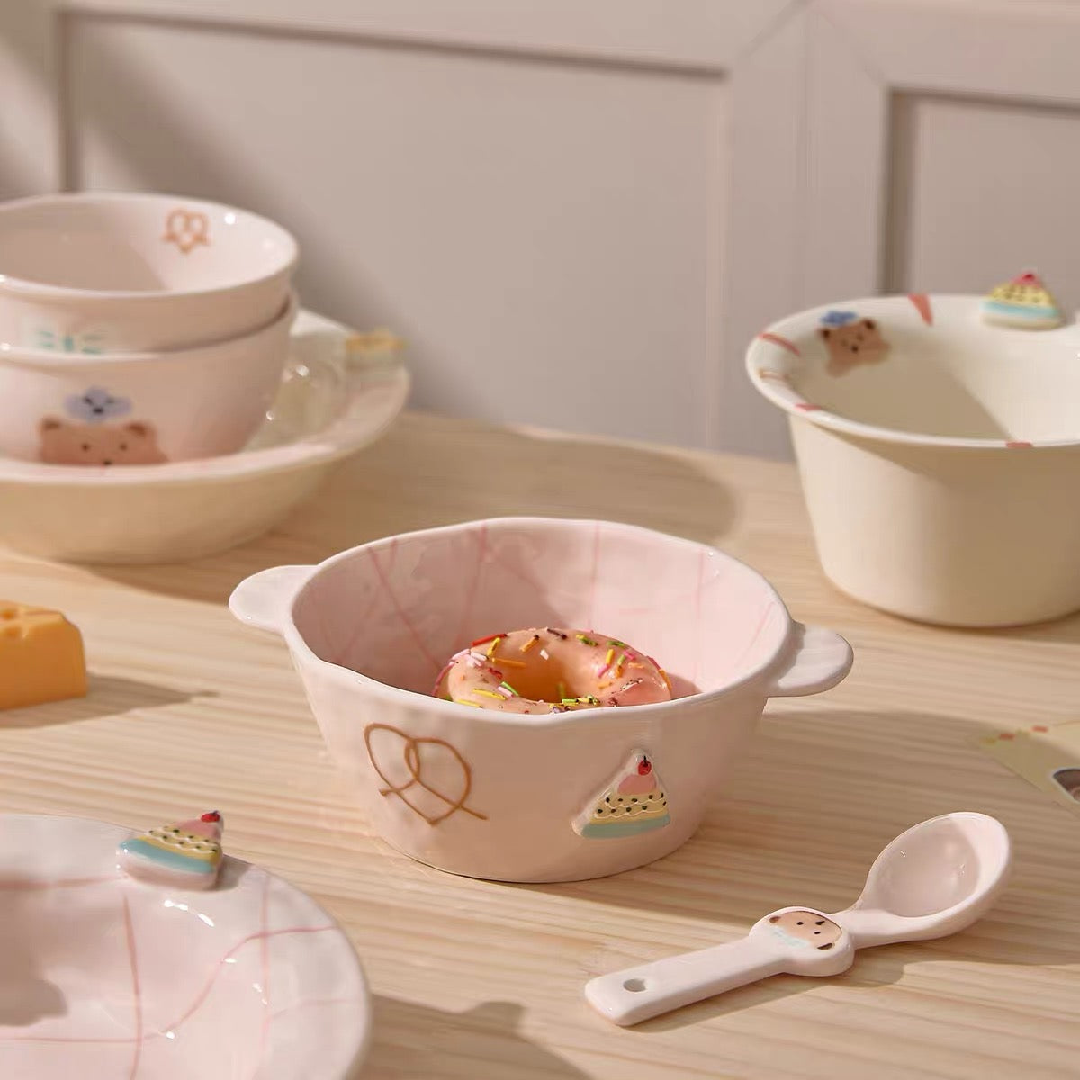 Sweet Bear Underglaze Ceramic Dinnerware Collection