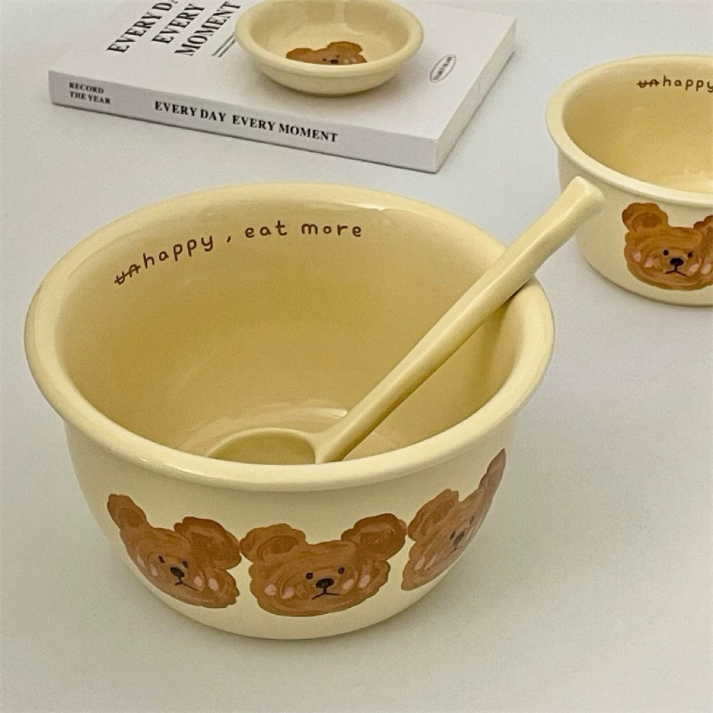 NoEmo Bear Ceramic 4-Piece Set