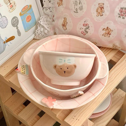 Sweet Bear Underglaze Ceramic Dinnerware Collection