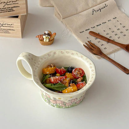 Spring Garden Westie Ceramic Mug Bowl