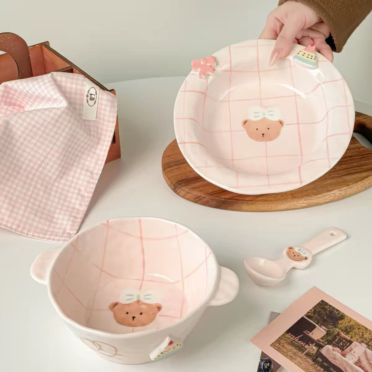 Sweet Bear Underglaze Ceramic Dinnerware Collection