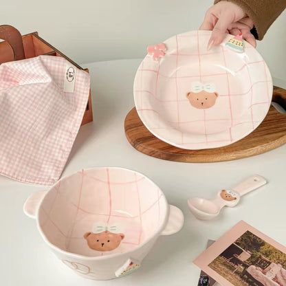 Sweet Bear Underglaze Ceramic Dinnerware Collection