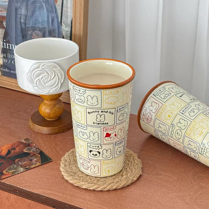 Bunny Doodle Ceramic Mug