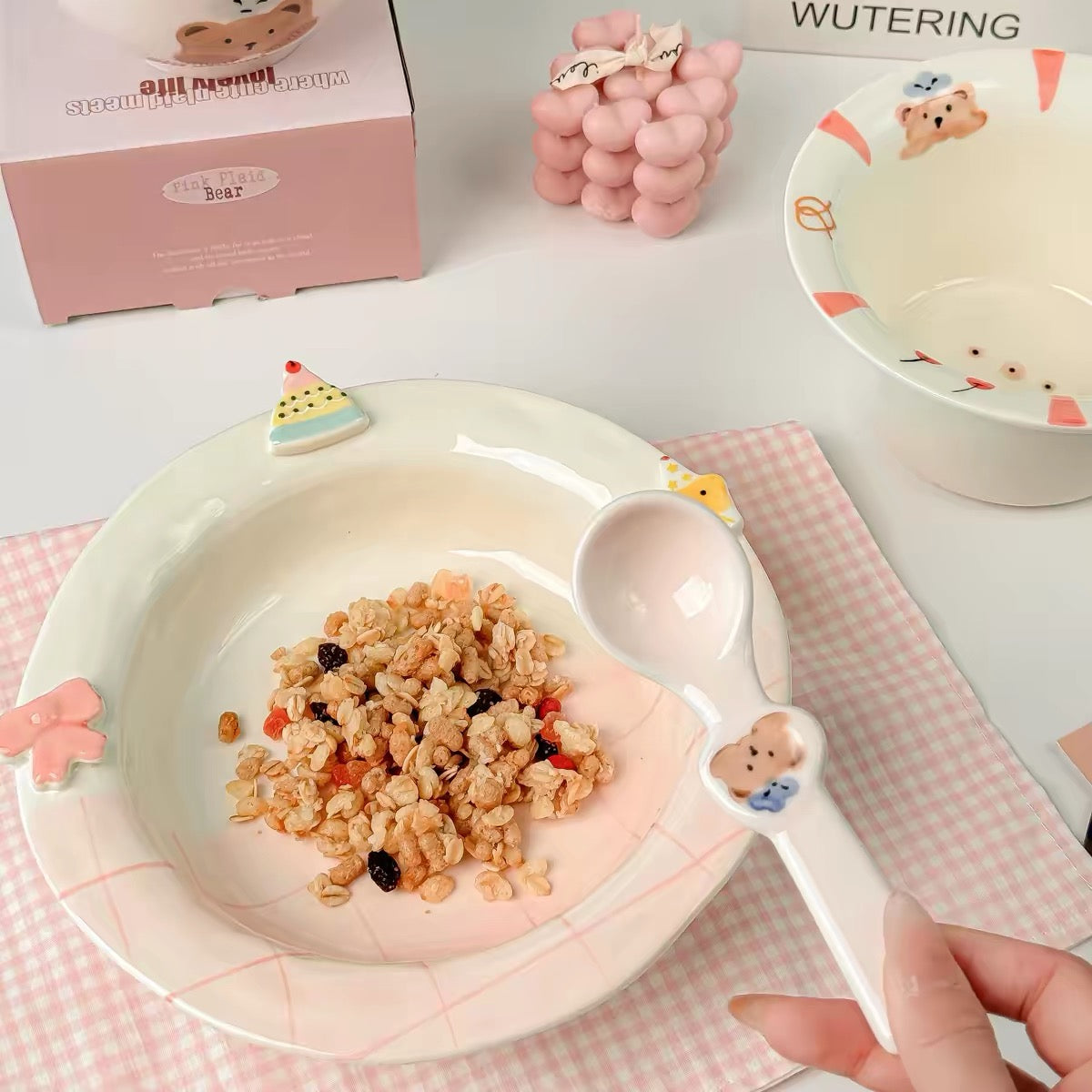 Sweet Bear Underglaze Ceramic Dinnerware Collection