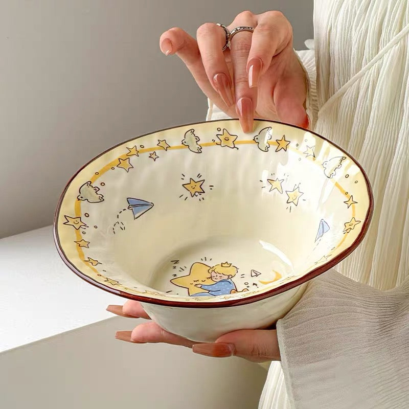 Star Prince Ceramic Large Bowl