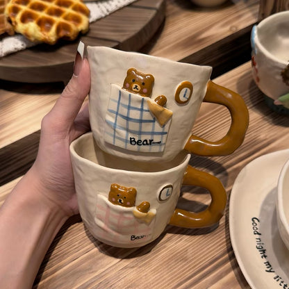 Vintage Sleepy Bear Ceramic Collection
