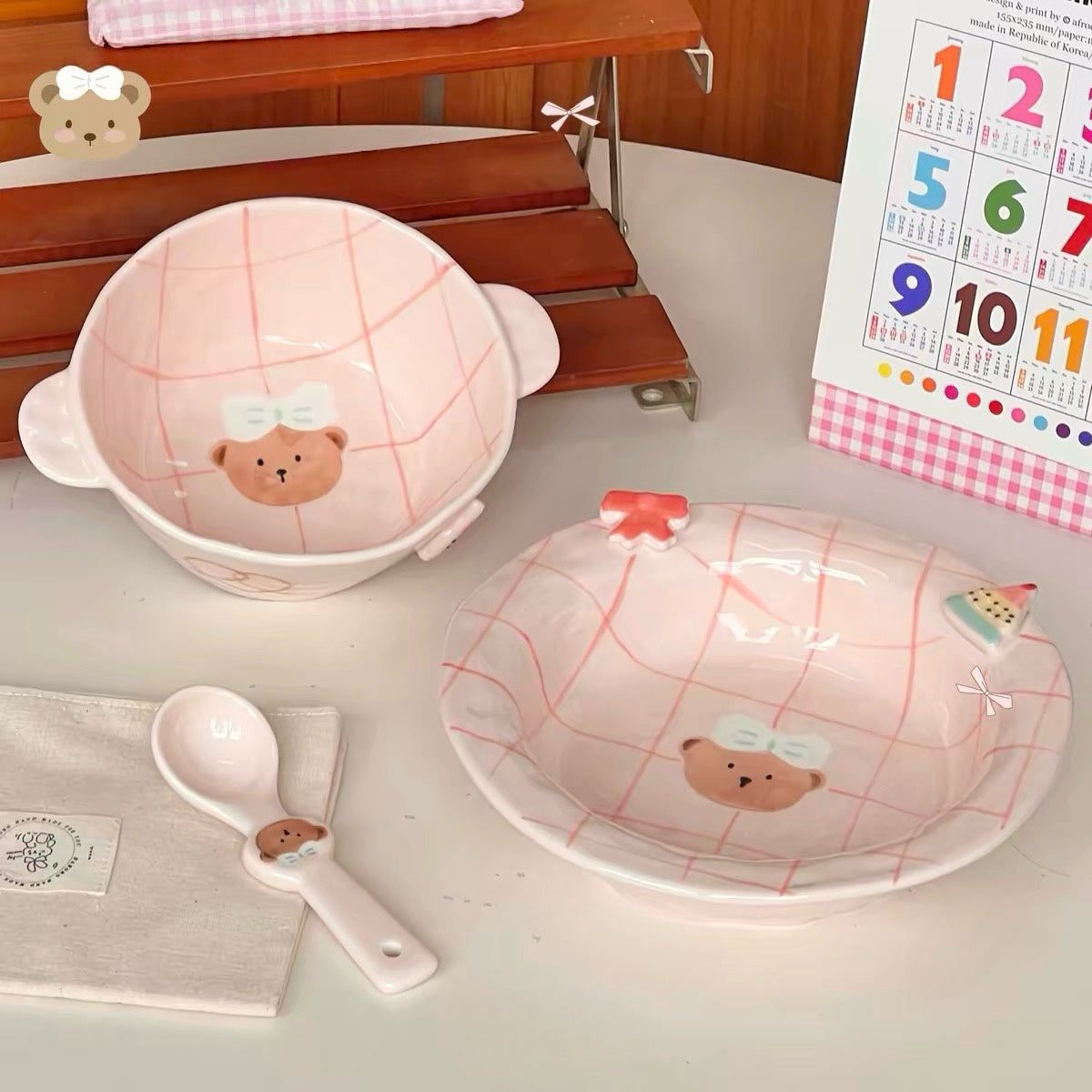 Sweet Bear Underglaze Ceramic Dinnerware Collection