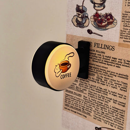 Coffee Corner Light-Up Fridge Magnet