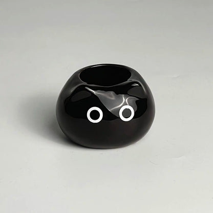 Cute Siamese Cat Ceramic Toothbrush Holder
