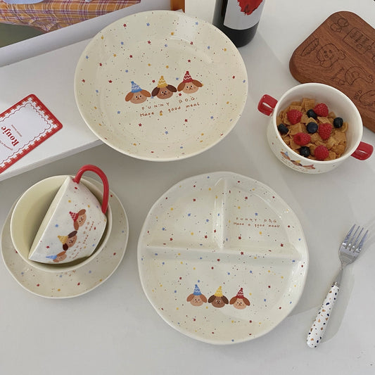 Cartoon Dog Starry Ceramic Collection