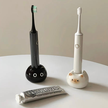 Cute Siamese Cat Ceramic Toothbrush Holder