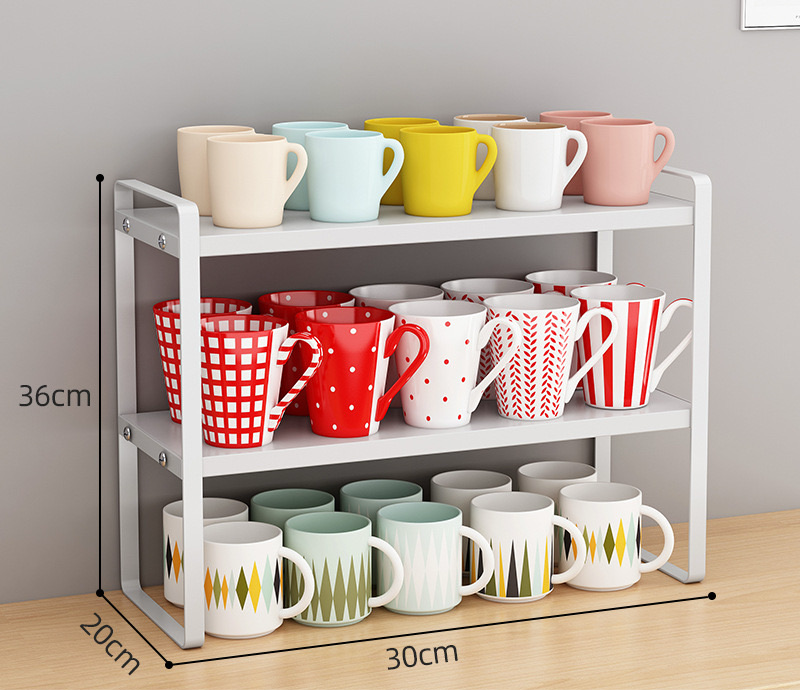 2-Tier Multi-Functional Cup Rack