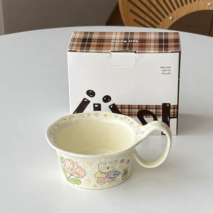 Spring Garden Westie Ceramic Mug Bowl