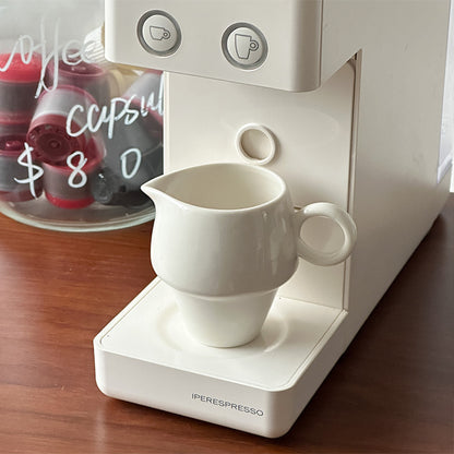 White Ceramic Creamer Jug