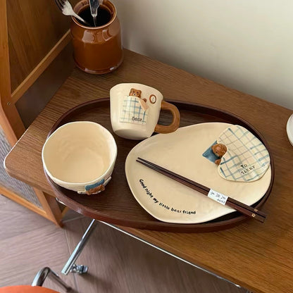 Vintage Sleepy Bear Ceramic Collection