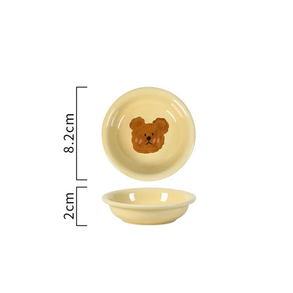 NoEmo Bear Ceramic Saucer