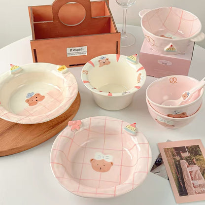 Sweet Bear Underglaze Ceramic Dinnerware Collection