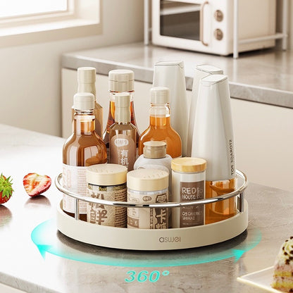 Creamy Versatile 360° Rotating Spice Rack