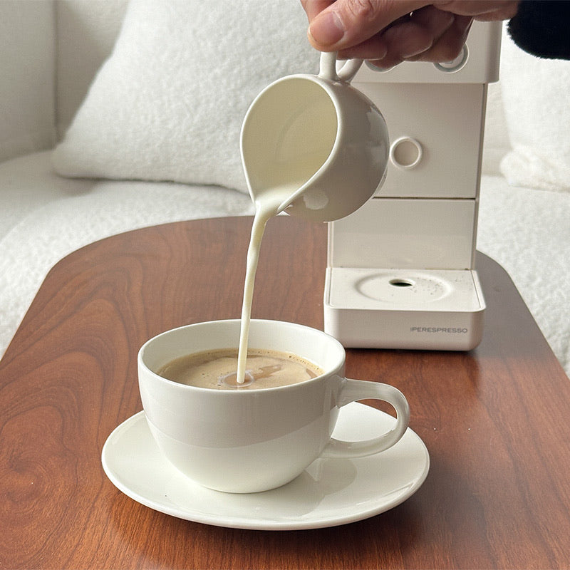 White Ceramic Creamer Jug