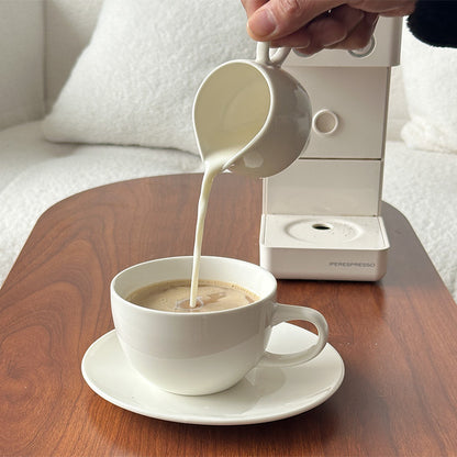 White Ceramic Creamer Jug