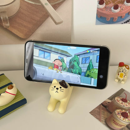 Belly-Up Cat Phone Stand