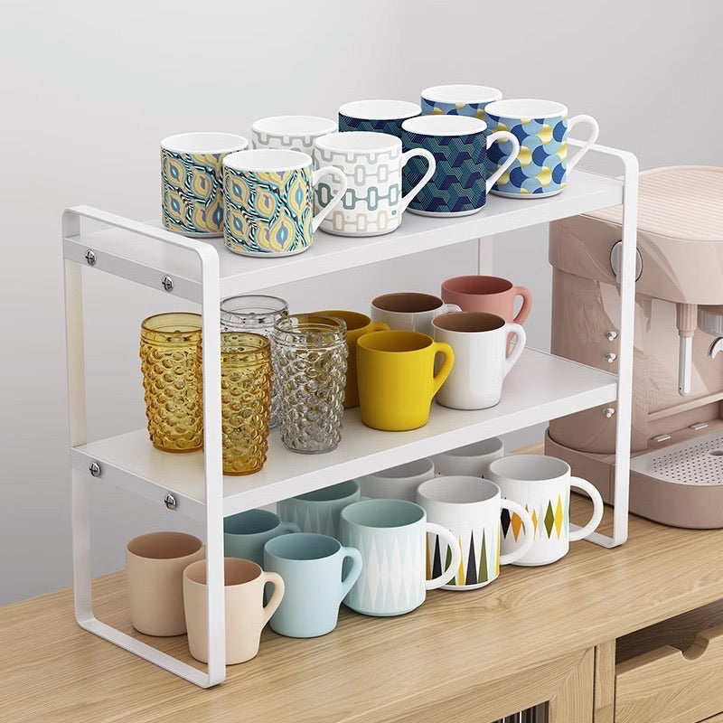 2-Tier Multi-Functional Cup Rack