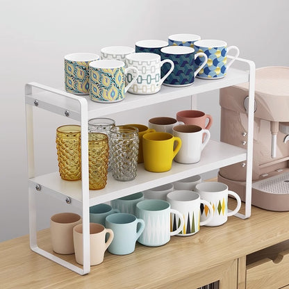 2-Tier Multi-Functional Cup Rack