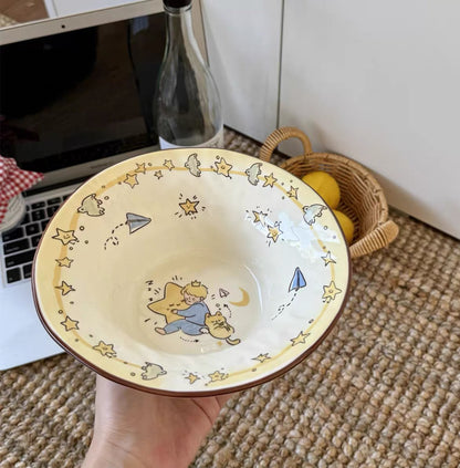 Star Prince Ceramic Large Bowl