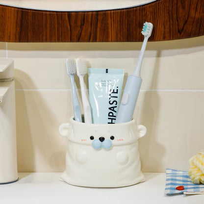 Cute White Seal Multi-Purpose Ceramic Cup
