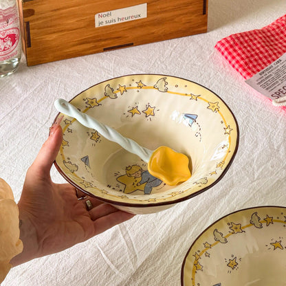 Star Prince Ceramic Large Bowl