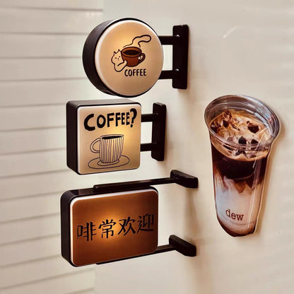 Coffee Corner Light-Up Fridge Magnet