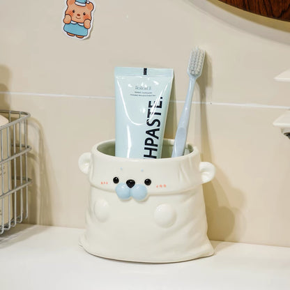 Cute White Seal Multi-Purpose Ceramic Cup