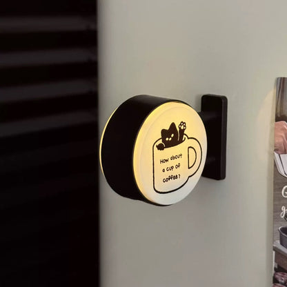 Coffee Corner Light-Up Fridge Magnet