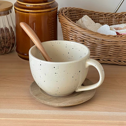 Speckled Ceramic Oatmeal Mug